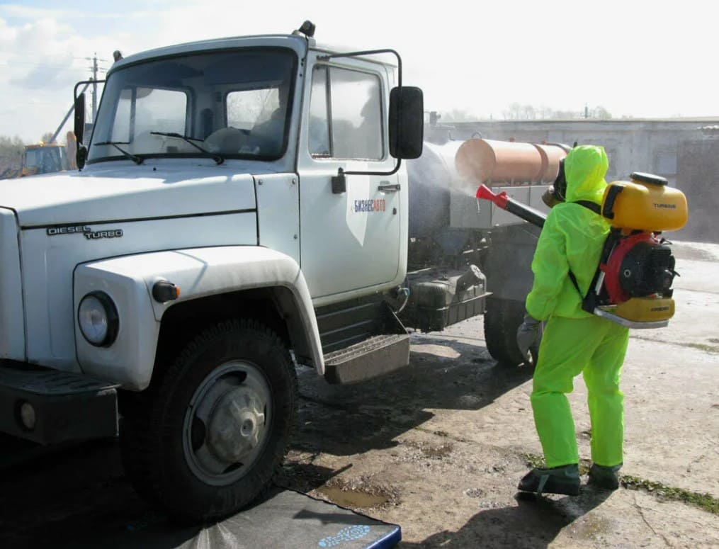 Дезинфекция автомобиля